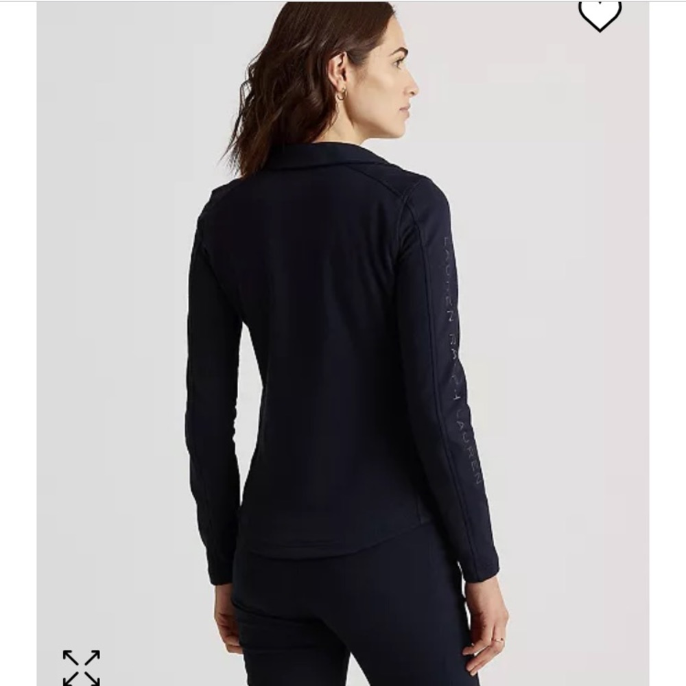 Black Ralph Lauren mockneck jacket